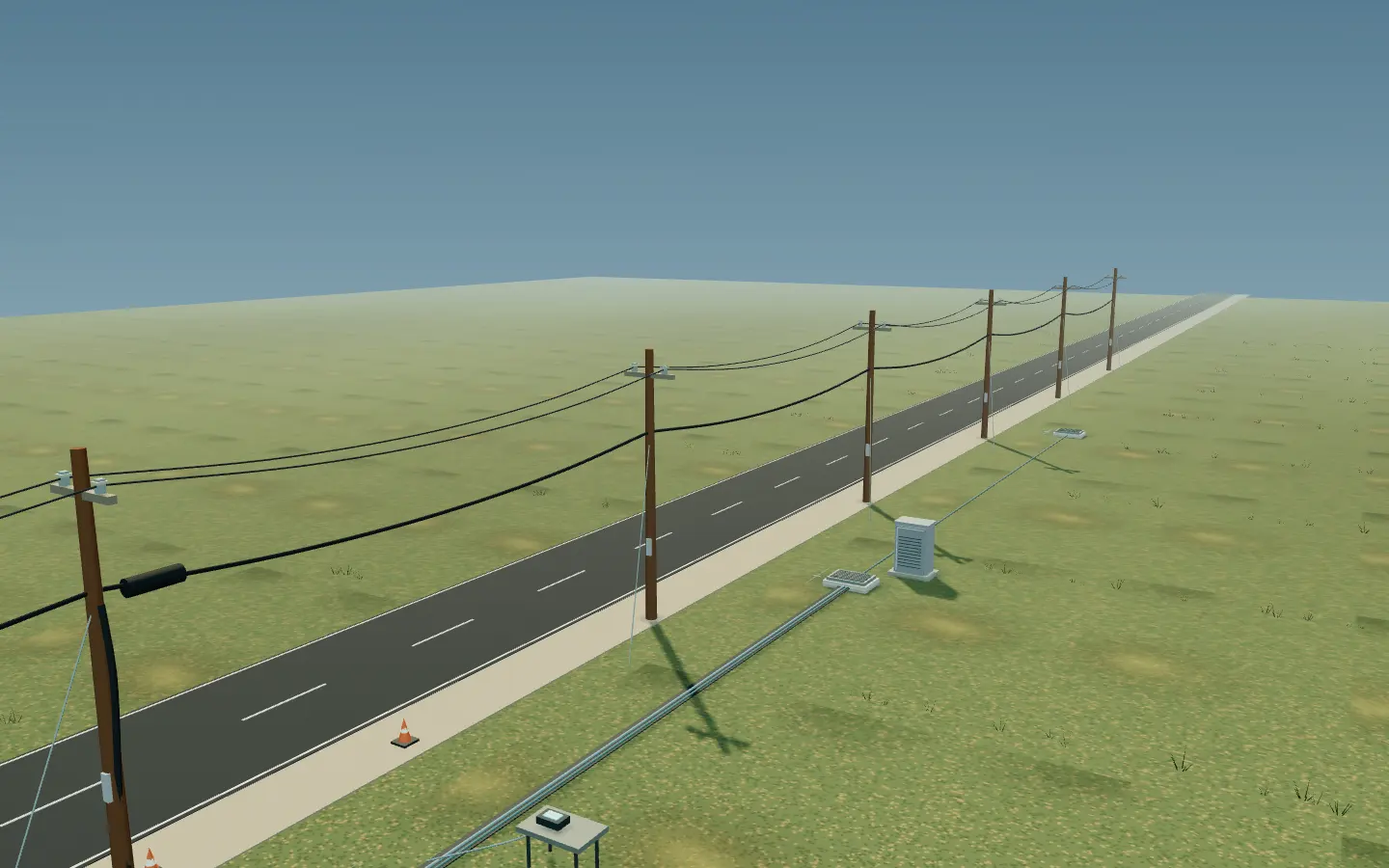 Illustrative fiber corridor — the consequence